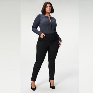Good American Always Fits black skinny jeans Size 20-26